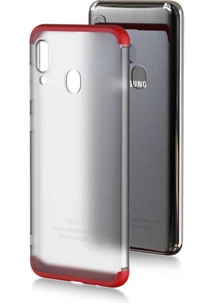 Samsung Galaxy A30 Uyumlu Kılıf Nili Kapak, Kırmızı