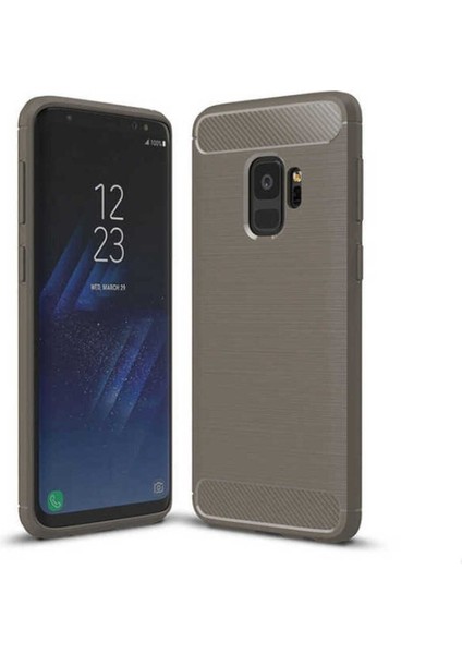 Samsung Galaxy S9 Uyumlu Kılıf Room Silikon Kapak, Gri