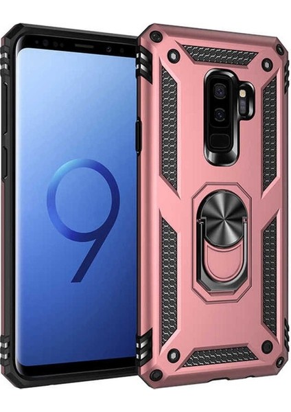 Samsung Galaxy S9 Plus Uyumlu Kılıf Vega Kapak, Rose Gold
