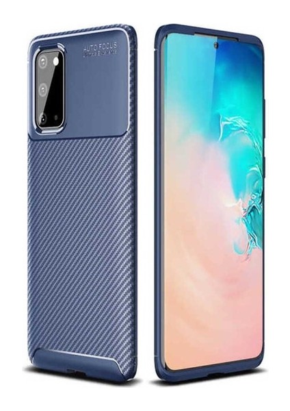 Samsung Galaxy S20 Uyumlu Kılıf Negro Silikon Kapak, Lacivert