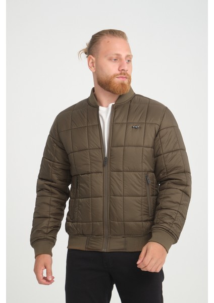 Erkek Kare Kapitoneli Pilot Mont