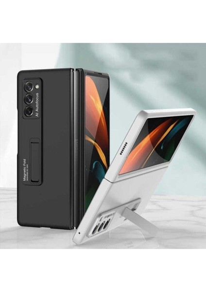 Samsung Galaxy Z Fold 2 Uyumlu Kılıf Z-Stand Kılıf