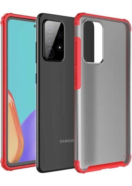 Samsung Galaxy A72 Uyumlu Kılıf Volks Kapak, Kırmızı