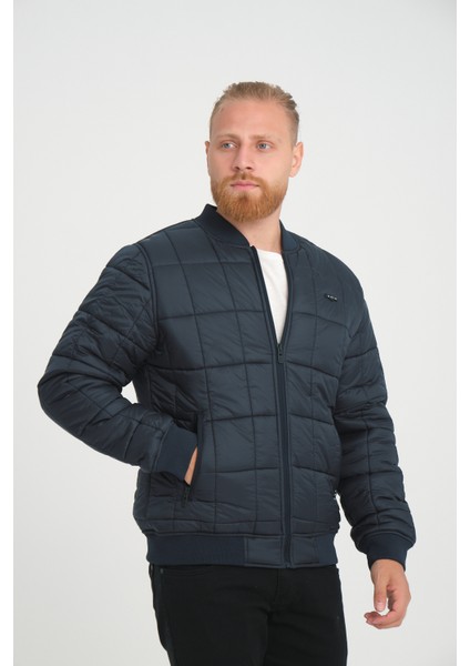 Erkek Kare Kapitoneli Pilot Mont