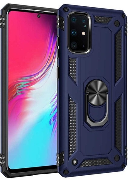 Samsung Galaxy S20 Plus Uyumlu Kılıf Vega Kapak, Mavi