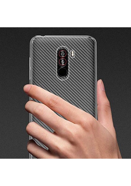 Xiaomi Pocophone F1 Uyumlu Kılıf Süper Silikon Kapak
