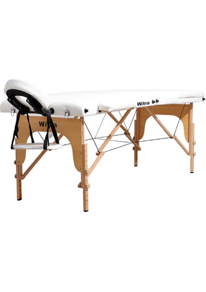 Yüksek Kaliteli Ahşap Çerçeveli Uzun Ömürlü Kullanım Sağlayan 3 Parçalı Beyaz Masaj Yatağı fırsatları