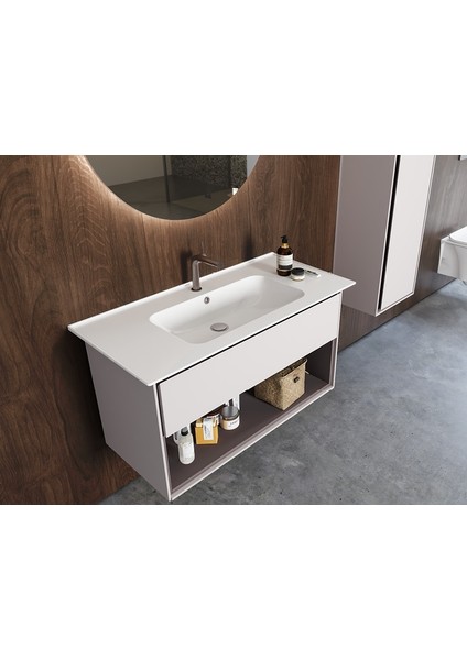 Etajerli Lavabo, Blue, 100 x 47 cm fiyatları