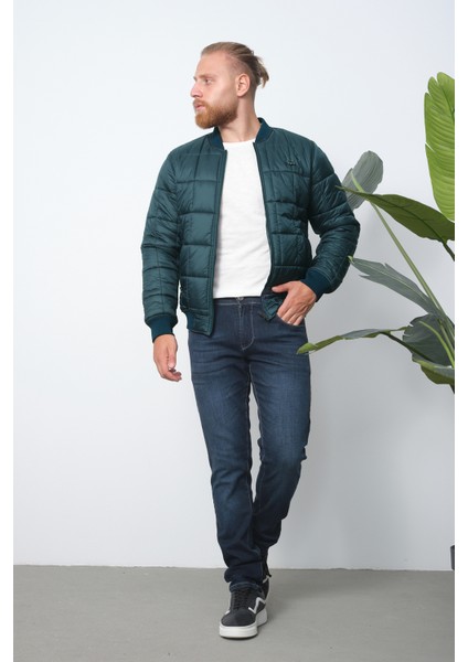 Erkek Kare Kapitoneli Pilot Mont modelleri