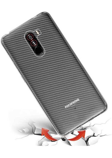 Xiaomi Pocophone F1 Uyumlu Kılıf Süper Silikon Kapak