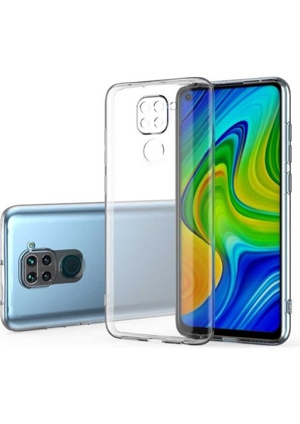 Xiaomi Redmi Note 9 Uyumlu Kılıf Kamera Korumalı Süper Silikon Kapak