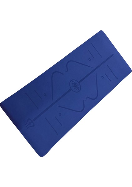 Tpe Yoga Pilates Matı 8 mm Hizalamalı (Ithal) Renk Mavi fiyatları