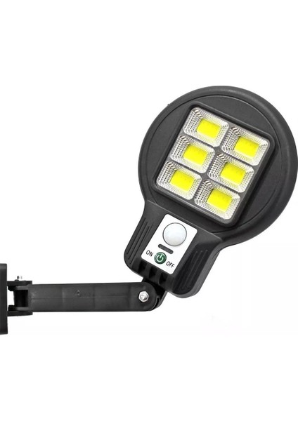 Solar Güneş Enerjili Sensörlü Mini Duvar Lambası LED Aydınlatma 48 Ledli Bahçe Aydınlatması 3 Mod