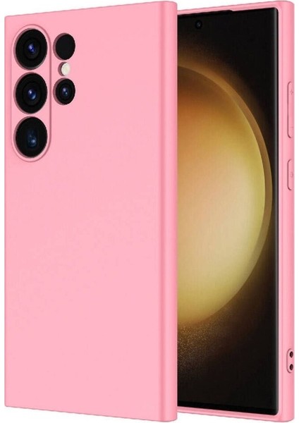 Samsung Galaxy S24 Ultra Uyumlu Kılıf Mara Lansman Kapak, Pembe