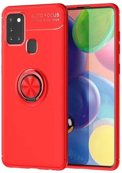 Samsung Galaxy M31 Uyumlu Kılıf Ravel Silikon Kapak, Kırmızı