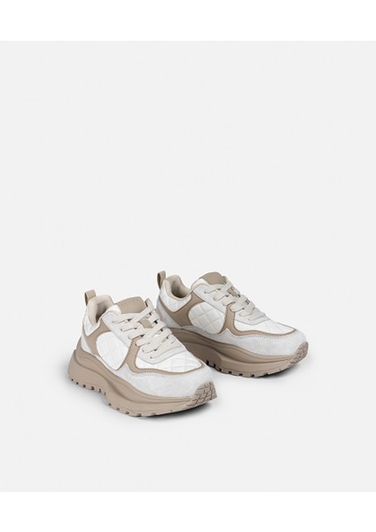 Kontrast Dokulu Bağcıklı Sneaker IW6240062022023 modelleri