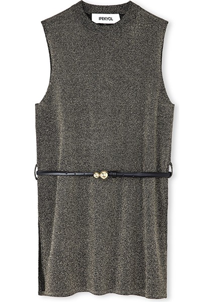 Kemer Aksesuarlı Lurex Triko IW6240050230265 indirimleri