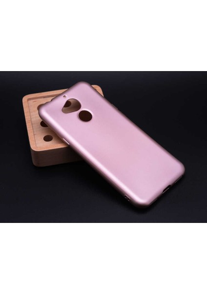 General Mobile 8 Uyumlu Kılıf Premier Silikon Kapak, Rose Gold