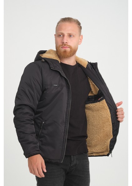 Erkek Içi Kürklü Su ve Rüzgar Geçirmez Kapüşonlu Kışlık Mont & Kaban indirimleri