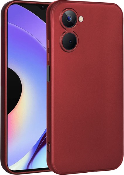 Realme 10 Uyumlu 4g Kılıf Premier Silikon Kapak, Kırmızı