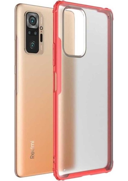 Xiaomi Redmi Note 10 Pro Uyumlu Kılıf Volks Kapak, Kırmızı