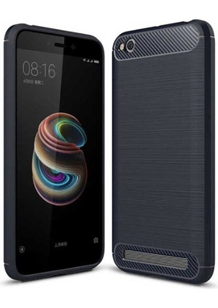Xiaomi Redmi 5A Uyumlu Kılıf Room Silikon Kapak, Lacivert
