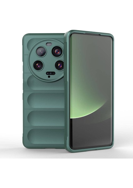 Xiaomi Mi 13 Ultra Uyumlu Kılıf Esnek Tpu Oyuklu Arka Yüzey Tasarımlı Etnik Silikon Kapak