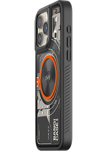 iPhone 14 Pro Max Kılıf Özelleştirilebilir 3 Fonksiyonlu Bluetooth Bağlantılı Bitmo Lab Bangcase Akıllı Magsafe Kapak