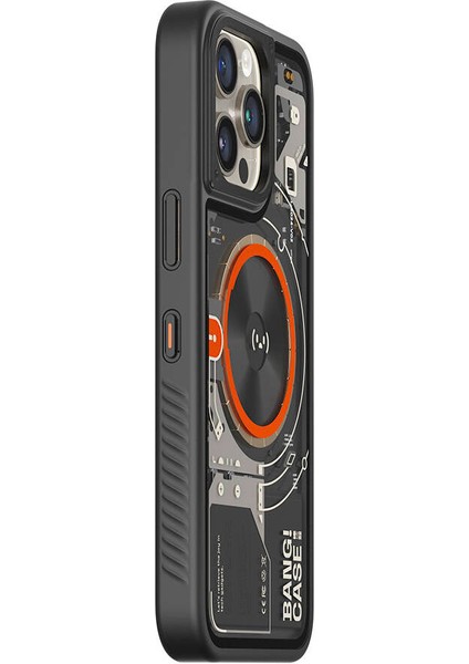 iPhone 14 Pro Max Kılıf Özelleştirilebilir 3 Fonksiyonlu Bluetooth Bağlantılı Bitmo Lab Bangcase Akıllı Magsafe Kapak