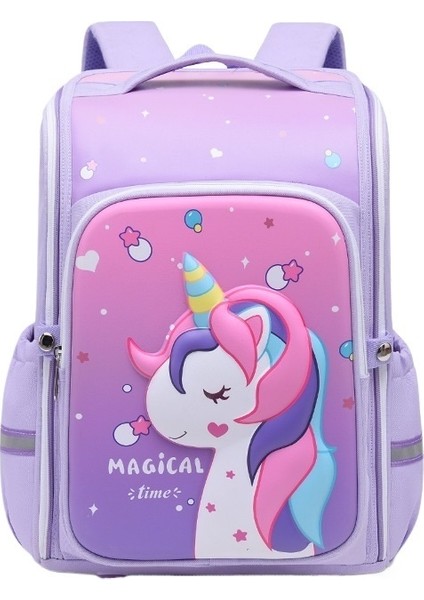 3D Yeni Karikatür Gülen Yüz Su Geçirmez Okul Sırt Çantası (Yurt Dışından)