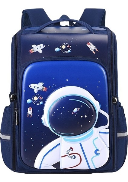 3D Yeni Karikatür Gülen Yüz Su Geçirmez Okul Sırt Çantası (Yurt Dışından)