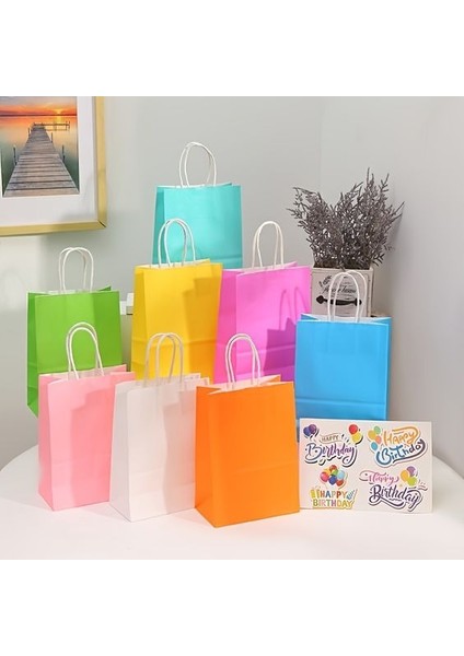 Pembe Hediyelik Kağıt Torba 18X24X8CM 250 Adet