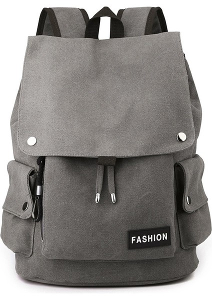 Rahat Sırt Çantası Retro Trend Basit Okul Çantası Büyük Kapasiteli Promosyon Sırt Çantası (Yurt Dışından)