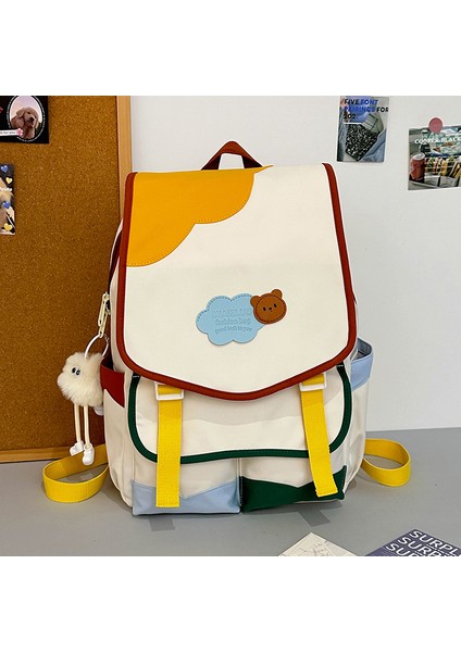 Ortaokul, Lise Öğrencileri Sevimli Kampüs Tarzı Sırt Çantası (Yurt Dışından)