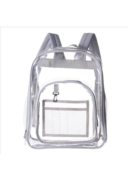 Büyük Kapasiteli Pvc Şeffaf Unisex Su Geçirmez Öğrenci Okul Çantası (Yurt Dışından)
