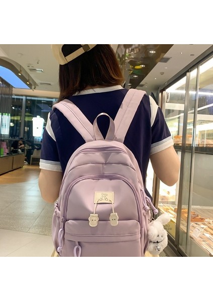 Yeni Öğrenci Moda Trendi Ortaokul Öğrencisi Sırt Çantası (Yurt Dışından) indirimleri