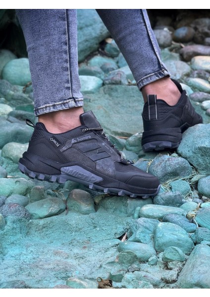 Su Geçirmez Poli Taban Spor Ayakkabı-Siyah fiyatları