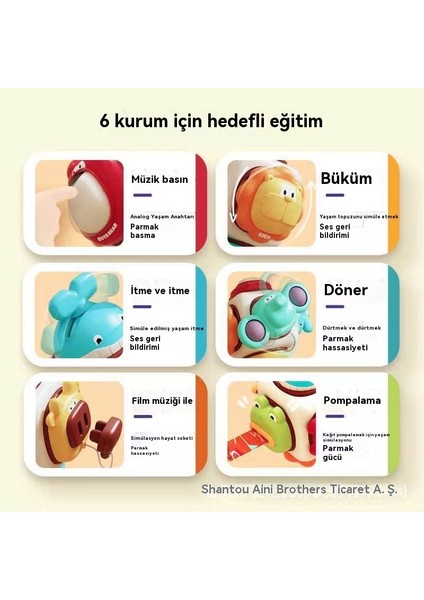 Hayvan Meşgul Topu Çocuk Meşgul Topu Dokunmatik Top Eğitimi Eller Üzerinde Duyusal Oyuncaklar Taşınabilir El Kavrama Duyusal Sistem Kavrama (Yurt Dışından) modelleri