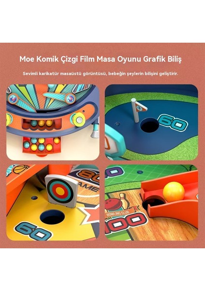 Çocukların Beyin Bulmacası Oyuncakları, Pinball Masa Oyunu Masası, Anne-Çocuk Etkileşimi, 32 Toplu Iki Oyuncu Oyuncu (Yurt Dışından)
