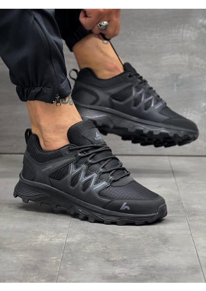 Su Geçirmez Trekking Sneaker Ayakkabı-Siyah modelleri