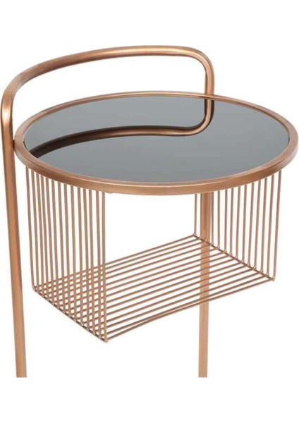 Vitale Bronz Metal Sehpa