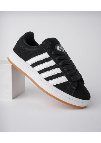 Unisex Klasik Bağcıklı Ortopedik Spor Sneaker Ayakkabı-Siyah-Beyaz fırsatları