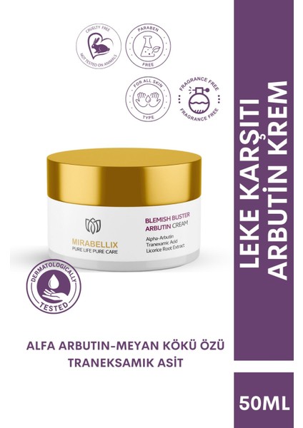 Leke Karşıtı Arbutin Krem