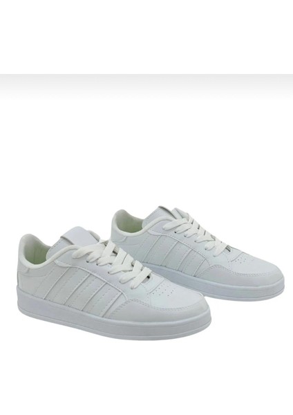 Cilt Günlük Rahat Sneaker-Beyaz modelleri
