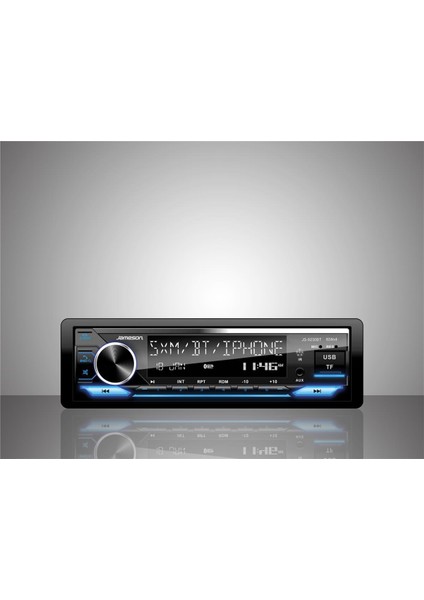 JS-9230BT USB Bluetooth Aux LCD Ekran Çift Anfi Çıkışlı 4 x 60 W Oto Teyp