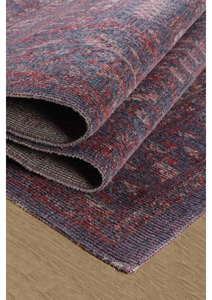 Antik 1113 Klasik Vintage Salon Halısı Mor Retro Mutfak Halısı Tozumaz İnce Makine Halısı 100x200 fiyatları