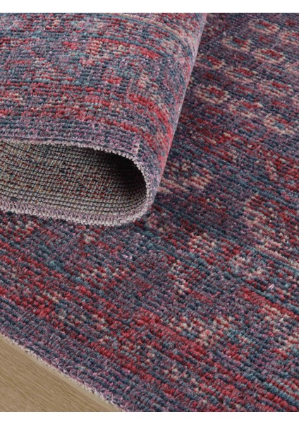 Antik 1113 Klasik Vintage Salon Halısı Mor Retro Mutfak Halısı Tozumaz İnce Makine Halısı 100x200 fırsatları