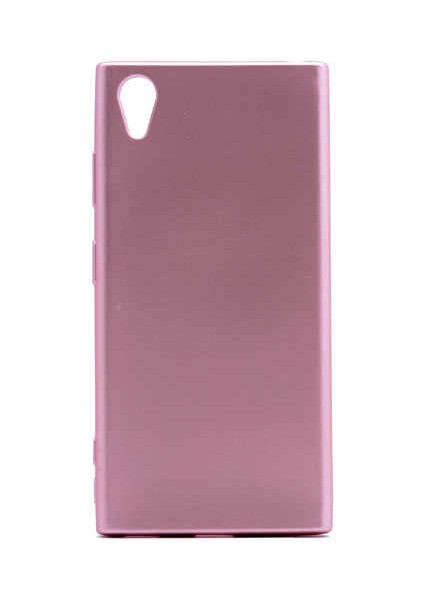 Sony Xperia Xa1 Plus Uyumlu Kılıf Premier Silikon Kapak, Rose Gold