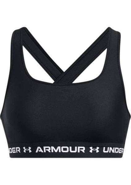 Under Armour Crossback Mid Bra Kadın Siyah Antrenman Sporcu Sütyeni 1361034-006