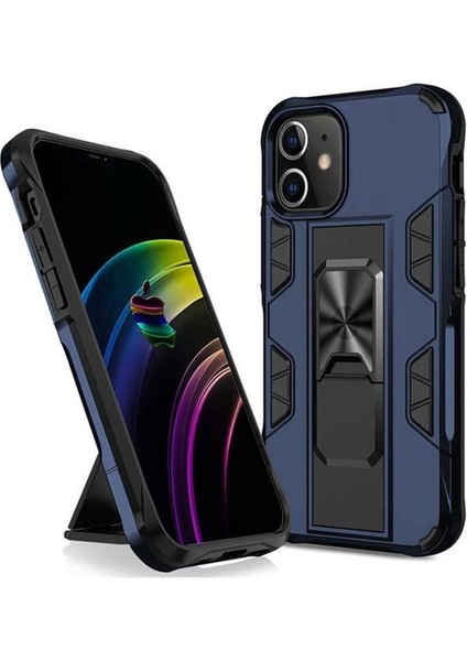 Apple iPhone 12 Mini Uyumlu Kılıf Volve Kapak, Lacivert